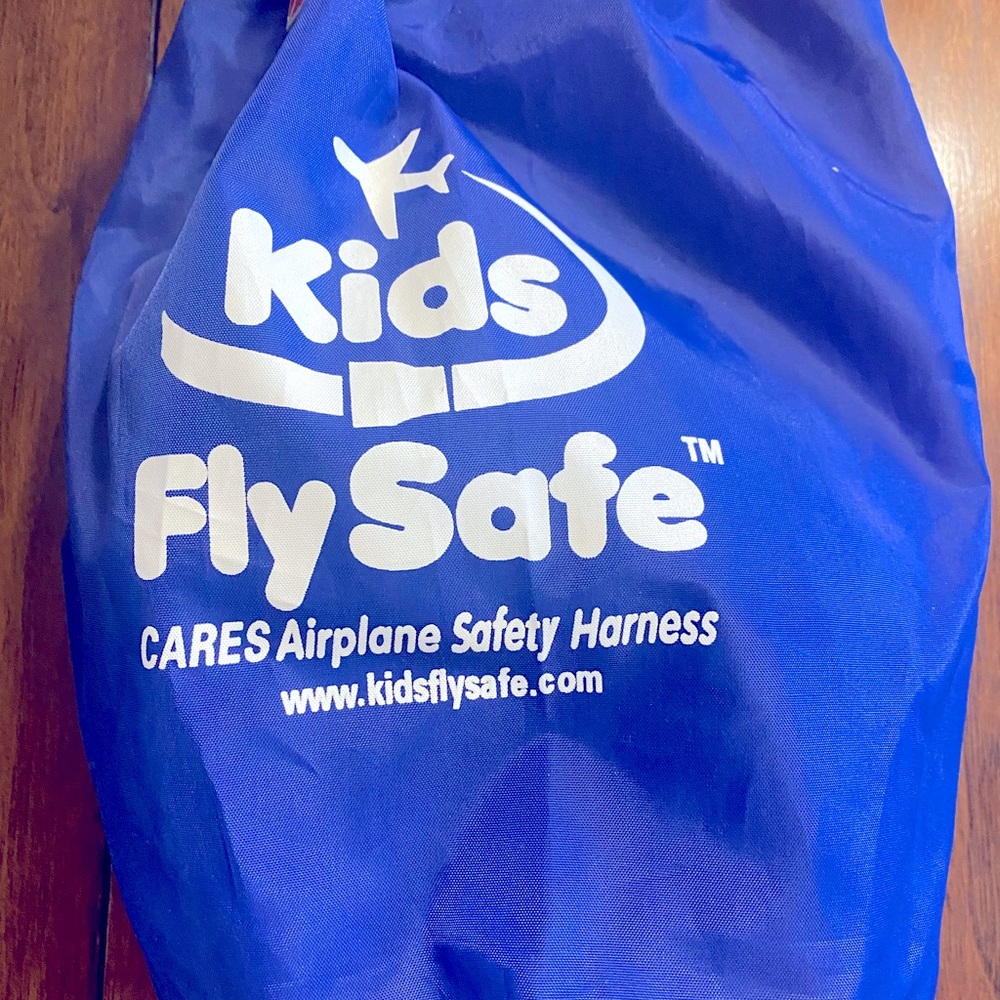 Child’s safety harness for flying
